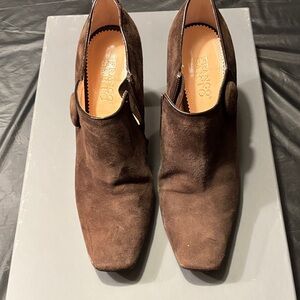 Franco Sarto Men's Dark Brown Suede Loafers